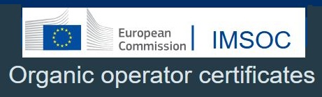 Organic operator certificates